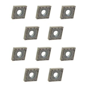 10 Insertos Para Torneado CNMG120408-SF TMS3115 - Tienda de